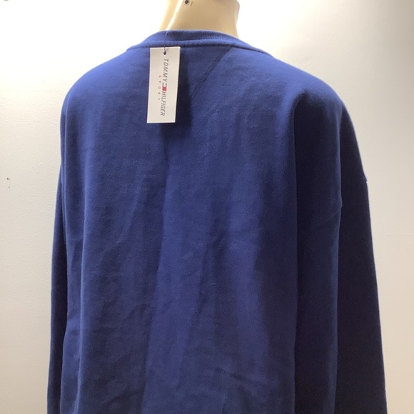 Tommy Hilfiger Size XL Women's Crop Blue Sweatshirt. New With Tags - Picture 4 of 6